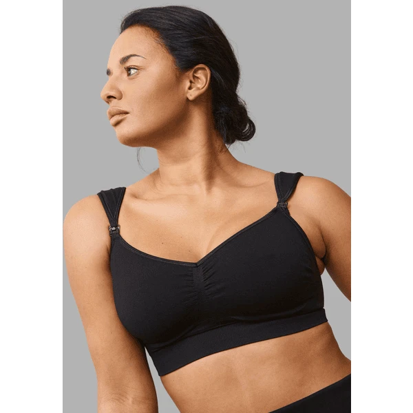 Boob Firm Wireless Nursing Bra Schwarz – Bild 2