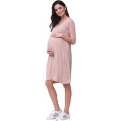 Cool Mama Umstandskleid Basic Rosa