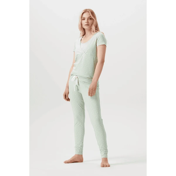 Esprit Still-Pyjama Pale Mint – Bild 9