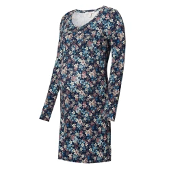 ESPRIT Stillkleid Blumen Night Blue