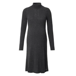 ESPRIT Umstandskleid Langarm Asphalt Grey Melange