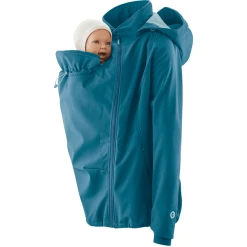 Mamalila Softshell-Tragejacke Allrounder Teal