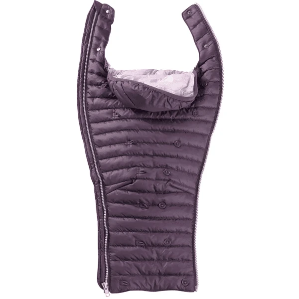 Mamalila Stepp-Tragejacke Aubergine – Bild 7