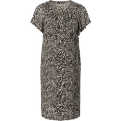 SUPERMOM Still-Kleid Palm Leafs Vetiver