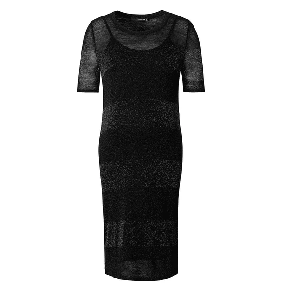 SUPERMOM Umstandskleid Black Stripe