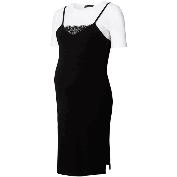 SUPERMOM Umstandskleid Lace Black – Bild 3